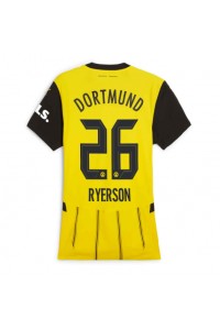 Borussia Dortmund Julian Ryerson #26 Voetbaltruitje Thuis tenue Dames 2024-25 Korte Mouw